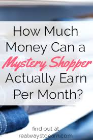 You can cancel email alerts at any time. How Much Money Can You Really Earn As A Mystery Shopper