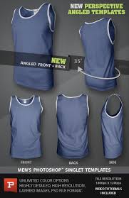 Photo Real Ghosted Singlet Template Psd Singlets Psd Real Ghosts