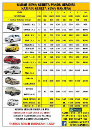 Boleh hubungi en zul di talian hotline 010 282 1187 / 013 905 1377. Nazirin Car Rental Manjung Siaran Facebook