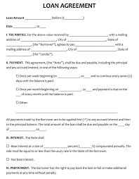Maybe you would like to learn more about one of these? 45 Loan Agreement Templates Samples Write A Perfect Agreement