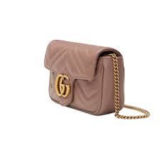 Let me know what you think it is! Gucci Gg Marmont Matelasse Leather Super Mini Bag In Beige Pink Save 10 Lyst
