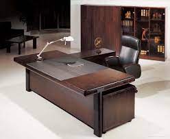 The blidu is an innovative workplace designed for the modern age. Office Workspace Dazzling Dark Brown Wood Executive Office Desk Design Ideas With Cool Office Table Design Office Furniture Modern Executive Office Furniture