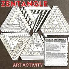 You can either make creative zentangle patterns or official zentangle patterns. Zentangle Art Activity Free Printable Little Bins For Little Hands