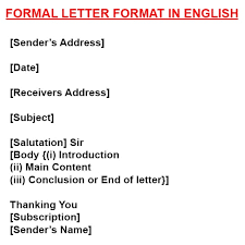We did not find results for: 4 Formal Letter Writing Format In English With Sample Letters