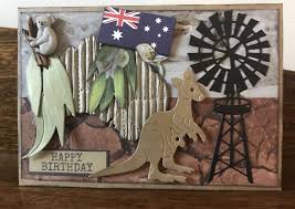 Australian Themed Birthday Card Cards Handmade Stamping Up Cards Stamped Cards