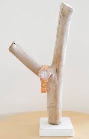 Driftwood Bracelet Jewellery Jewelry Watch Display Holder Storage Rustic Beach White Natural Organic Shabby Bastelideen Uhren Aufbewahrung