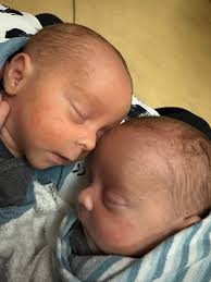 One of my twin boys arrived here yesterday the other will be here in 2  weeks.