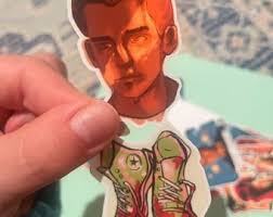 Lockwood and Co Stickers Design Anthony Lockwood and Lucy Carlye . Merch  Comic-inspired Netflix Tv Series Handmade Gift