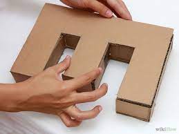 Cardboard letters cardboard art 3d letters 3d typography lettering japanese typography architecture origami pop up shop funny commercials. How To Make 3d Letters Diy Monogram Diy Monogram Letters Cardboard Letters