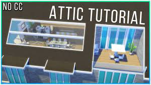 Sims 4 Tutorial Functional Attic Roof Windows Kate Emerald Youtube Sims 4 Roof Window Sims