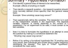 A properly formatted hypothesis is based on the scientific method for research and requires a logical, academic writing style. Writing Hypothesis For Research Paper