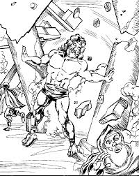 Save this samson coloring page to use whenever you are teaching a lesson on samson. Samson Coloring Sheets Coloring Home