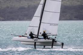 It wants the whole boat to itself. Nacra 17 Worlds Kiwi Sailor Determined Not To Be Another Statistic