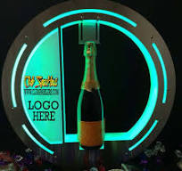 LED BOTTLE PRESENTER TRAY CHAMPAGNE PRESENTER