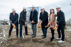 A coffee machine and a desk are featured in all rooms at holiday inn. Lhm Canada Breaks Ground On Holiday Inn Express Suites Toronto Airport South Hotel Online