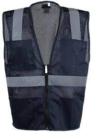 Landscapers benefit from wearing safety vests safety vests safety vests. Safety Depot Mesh Reflective Safety Vest With Zipper And Pockets Hi Vis Light Weight Msd1000 Navy Blue 2xl Buy Online In Bahamas At Bahamas Desertcart Com Productid 23319902