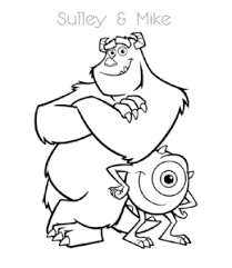 Check spelling or type a new query. Monsters Inc Coloring Pages Playing Learning