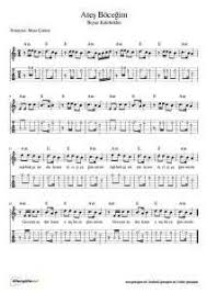 Ates Boates Bocegim Gitar Nota Tabcegim Nota Tab Gitaregitim Net Notalara Dokulmus Muzik Gitar Muzik Notalari