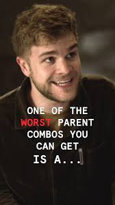 When you've got a dad who's absent and a mom who's overly present, it sets  up a really tough dynamic for a kid to grow up in. Dad's absence sends the  message, “