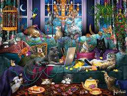 Buffalo games inc is your source for jigsaw puzzles for sale, direct from the manufacture. Buffalo Games Cats Series Fancy Cats 750 Pieces Jigsaw Puzzle Walmart Com Walmart Com