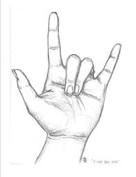 American Sign Language I Love You Sign By Piperhamlincreations 10 00 Sign Language Tattoo Sign Language Art I Love You Signs