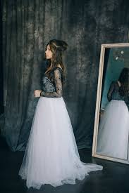 Black White And Navy Blue Outfits Black And White Wedding Dress Navy Blue Wedding Dress Etsy Navy Blue Wedding Dress Blue Wedding Dresses Boho Bridal Gowns