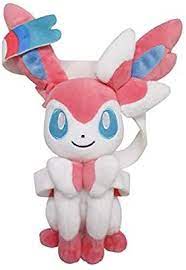 Amazon Com Sanei Pp125 Pokemon All Star Collection Sylveon Peluche Toys Games Pokemon Plush Pokemon Stuffed Animals Pokemon