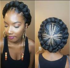 Simple steps to a beautiful braided crown. Pin By Joyce On Box Braid Hair Styles Natural Hair Styles Hair Styles Braided Hairstyles