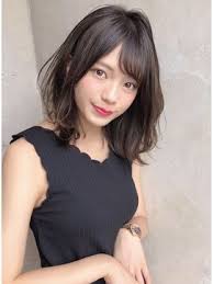 2019年夏 rue京都 大人可愛い ナチュラル小顔ボブ 丸みショートボブ rue ルエ のヘアスタイル biglobeヘアスタイル 黒髪 セミロング 小顔 ボブ ヘアスタイリング