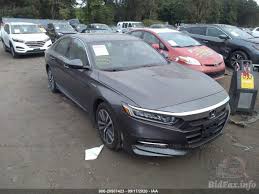 Looking for an ideal 2019 honda accord hybrid? Honda Accord Hybrid Ex L 2019 Gray 2 0l Vin 1hgcv3f55ka006779 Free Car History