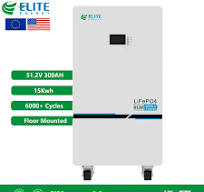 Elite 48V 51.2V 300ah 15kwh LiFePO4 Battery Floor Mounted Home Energy  Storage Solar System Vertical Lithium Ion Batteries