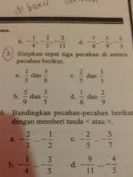 Generasi y di antara pialang dan pejuang. Sisipkan Tepat Tiga Pecahan Diantara Pecahan Berikut Brainly Co Id