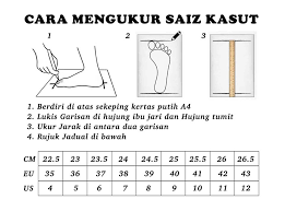 Eh, tak boleh ke kau buat kasut sampai. The Presenter Panduan Ringkas Memilih Saiz Kasut Facebook