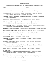 Image result for Review of Systems