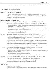 Resume Accounting Manager Teacher Resume Examples Resume Objective Statement Job Resume Examples