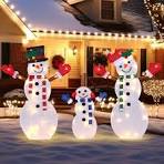 Amazon.com: Yaocom 3 Pcs 30 Inch Outdoor Snowman Christmas ...