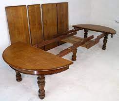 Old oak dining tables for sale. Antique English Victorian Oak Round Extending Dining Table And 4 Leaves For Sale At 1stdibs