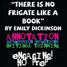 There Is No Frigate Like A Book By Emily Dickinson Poem Analysis Poem Analysis Dickinson Poems Poetry Ideas