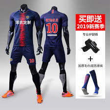 Paris Saint Germain Jersey 18 19 Neymar Mbappe Training Squad Summer Football Shirt Set Men S Short Sleeves