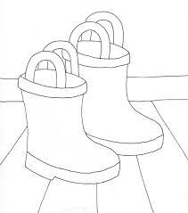 You can print or color them online at getdrawings.com for absolutely free. Rain Boots Coloring Page Wee Folk Art