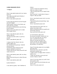 Doc Lukas Graham Lyrics 7 Years Esther Annie Academia Edu