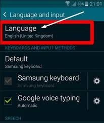 How To Change Language System On Samsung Galaxy S6 Samsung Galaxy S Manuals