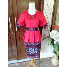 Setelan Tenun Motif Ntt Shopee Indonesia