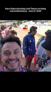 Harry Styles Shares Cool Tips with Louis Theroux at Glastonbury