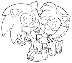 Baby Amy And Baby Sonic Coloring Page Moon Coloring Pages Coloring Pages Sailor Moon Coloring Pages