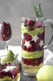 Pear Cranberry White Sangria Christmas Sangria Christmas Sangria Recipes Winter Sangria Recipes