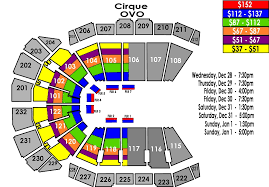 Cirque Du Soleil Seating Chart Best Picture Of Chart