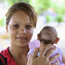 Brazilian Mother With Her Baby With Microcephaly, a Consequence of an...