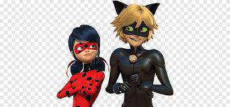Ladybug clipart miraculous ladybug 284 transparent png of ladybug. Miraculous Ladybug And Chat Noir Red Suited And Black Suited Cartoon Characters Standing Side Png Pngegg