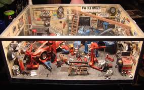 Auto Garage Diorama 1 18 Buy Sell Auto Garage Diorama Model Car On Alldiecast Us Diorama Scale Models Cars Car Model